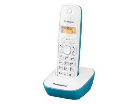 Telefon Bezprzewodowy Panasonic Corp. KX-TG1611SPC DECT Biały Turkusowy Bursztyn
