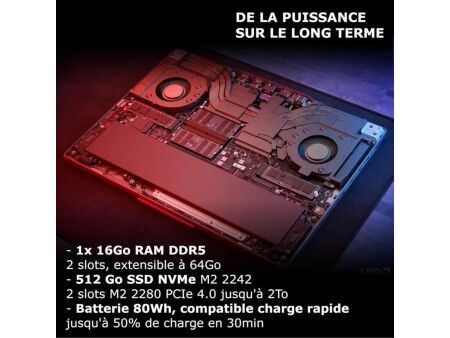 Laptop Lenovo Legion S5 16ARP9 16" amd ryzen 7 7435HS 16 GB RAM 512 GB SSD Nvidia Geforce RTX 4070