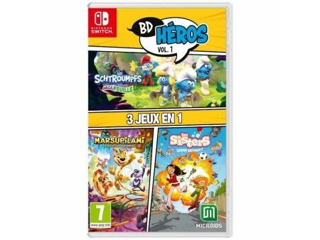 Gra wideo na Switcha Microids 3 in 1: Marsupilami + Les Sisters + The Smurfs: Village Party (FR)