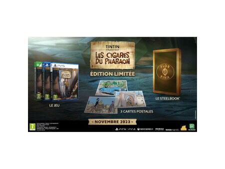 Gra wideo na PlayStation 4 Microids Tintin Reporter: Les Cigares du Pharaoh Limited Edition (FR)