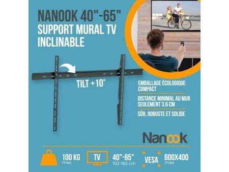 Uchwyt na TV Nanook Tilting 65" 40"