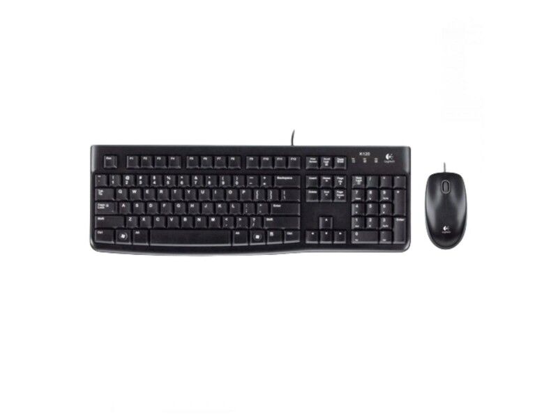 Klawiatura Logitech Desktop MK120 Czarny Francuski AZERTY AZERTY