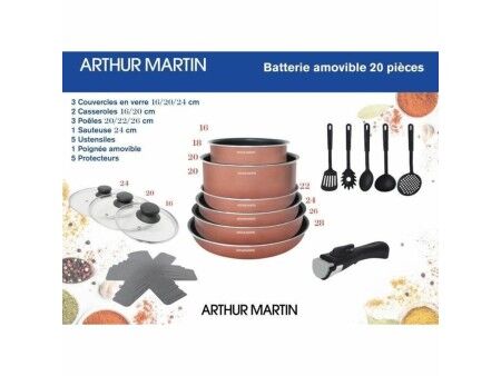 Garnki Arthur Martin   20 Części