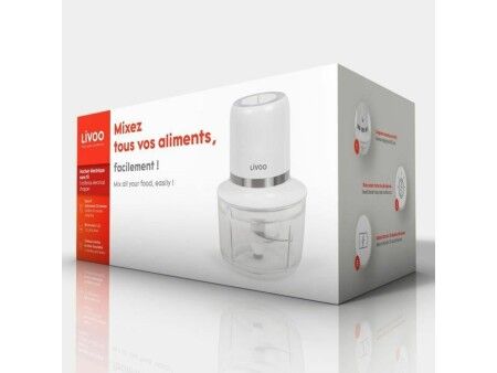 Młynek do Mięsa Livoo Chopper Biały Stal 200 W 1,2 L