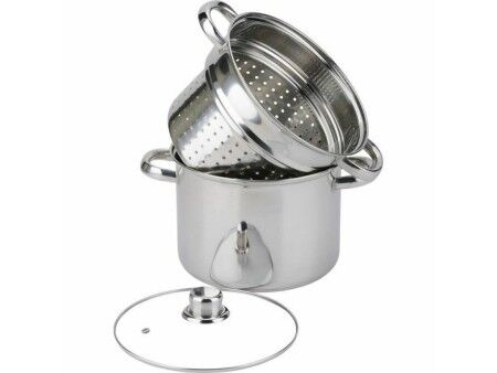 Parowar Garnek do Gotowania na Parze Baumalu Ø 20 cm Metal Stal nierdzewna 5 L