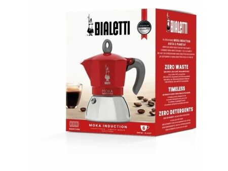 Włoska Kafeterka Bialetti Moka Induction rouge Metal