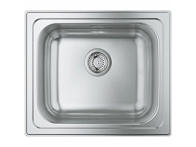 Kran jednouchwytowy Grohe 31719SD0 Stal nierdzewna Prostokątny
