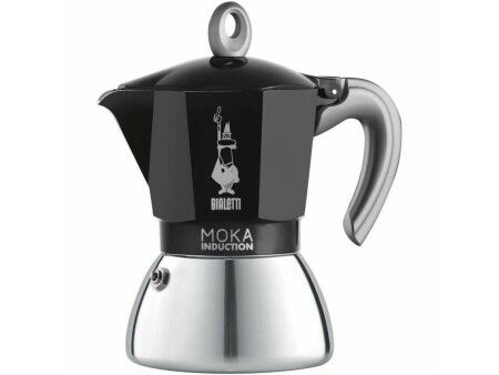 Włoska Kafeterka Beurer BIALETTI NEW MOKA 6 Kubki Czarny Metal Aluminium