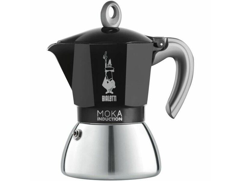 Włoska Kafeterka Beurer BIALETTI NEW MOKA 6 Kubki Czarny Metal Aluminium