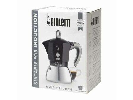 Włoska Kafeterka Beurer BIALETTI NEW MOKA 6 Kubki Czarny Metal Aluminium