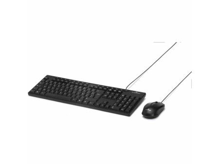 Klawiatura i Myszka Bluestork MEDIA OFFICE Czarny AZERTY