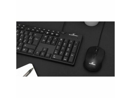 Klawiatura i Myszka Bluestork MEDIA OFFICE Czarny AZERTY