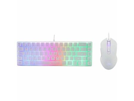 Klawiatura i Myszka The G-Lab COMBO-HYDRO Biały