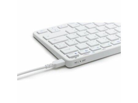 Klawiatura Bluestork Azerty Francuski Biały