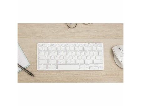 Klawiatura Bluestork Azerty Francuski Biały