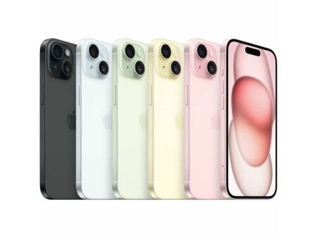 Smartfony Apple iPhone 15 128 GB Żółty Niebieski