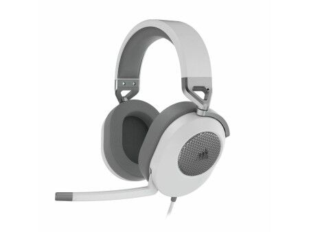 Słuchawki z Mikrofonem Corsair HS65 SURROUND Biały