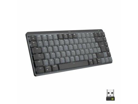 Klawiatura Logitech MX Mini Francuski Ciemny szary AZERTY AZERTY