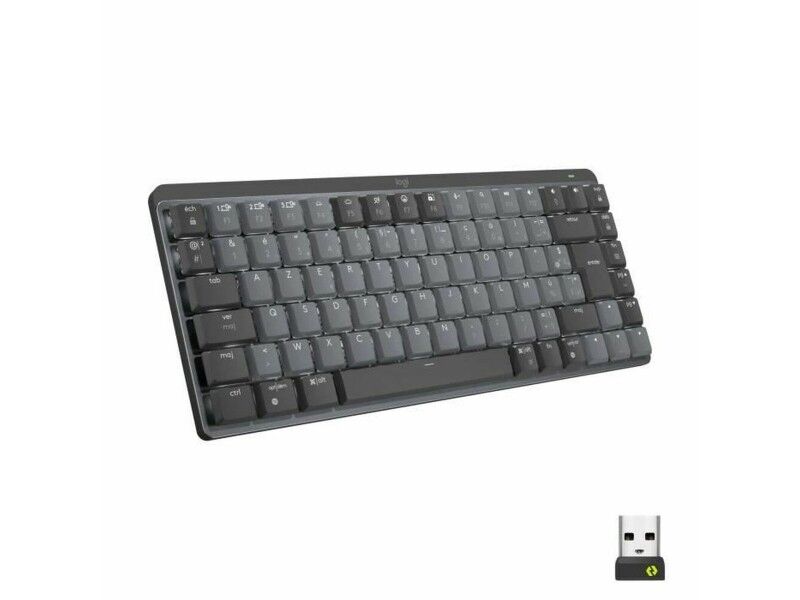 Klawiatura Logitech MX Mini Francuski Ciemny szary AZERTY AZERTY