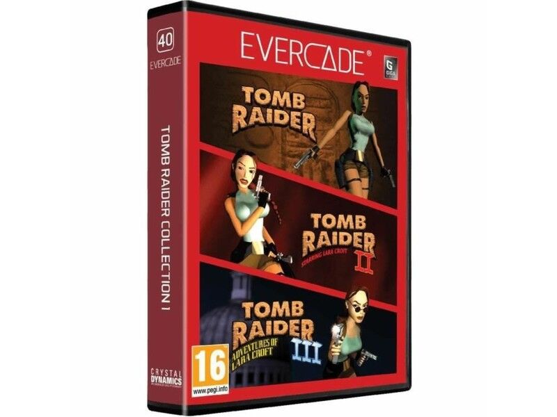 Kartridź z danymi Just For Games Evercade Tomb Raider Collection 1