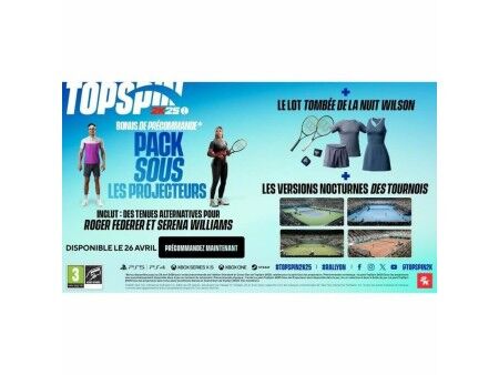 Gra wideo na PlayStation 5 2K GAMES Top Spin 2K25 (FR)