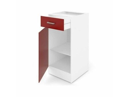Meble Pomocnicze 40 x 47 x 82 cm Czerwony Plastikowy Melamina PVC