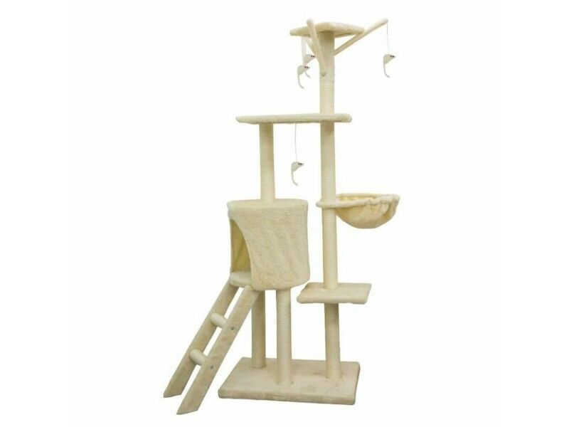 Drapak dla Kotów Jipsy 79 x 34 x 138 cm Beżowy