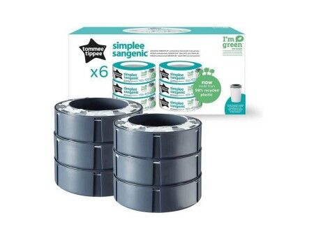 Część Zapasowa Tommee Tippee Simplee Sangenic 6 Sztuk