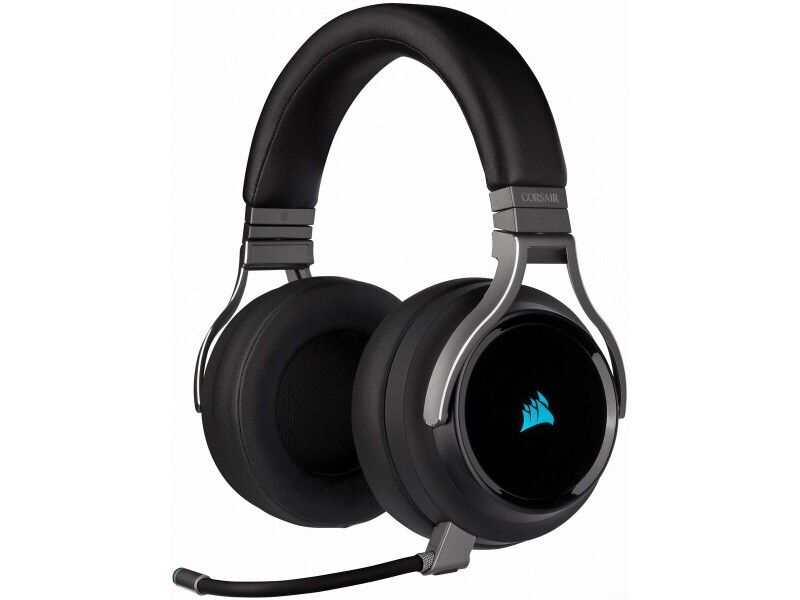 Słuchawki Bluetooth z Mikrofonem Corsair Virtuoso RGB Czarny Wielokolorowy