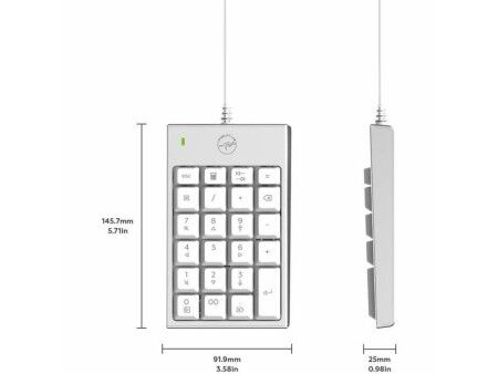 Klawiatura numeryczna Mobility Lab ML305707 Srebrzysty