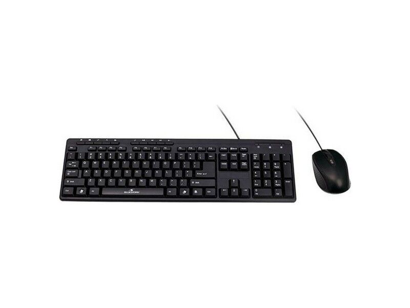 Klawiatura i Myszka Bluestork BSPACKFIRSTII Czarny Francuski AZERTY