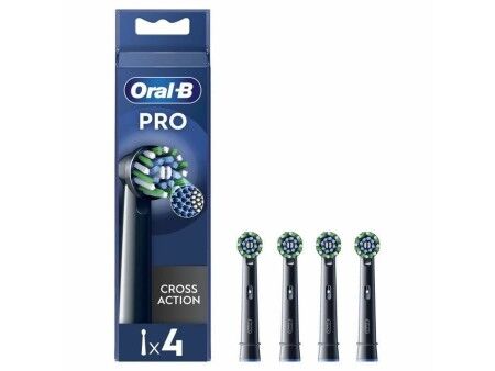 Główka do Szczoteczki do Zębów Oral-B Pro Cross action Czarny 4 Sztuk