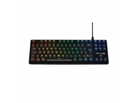 Klawiatura do Gier/ OR: Klawiatura Gamingowa The G-Lab KEYZ PLATI. TKL Czarny Azerty Francuski