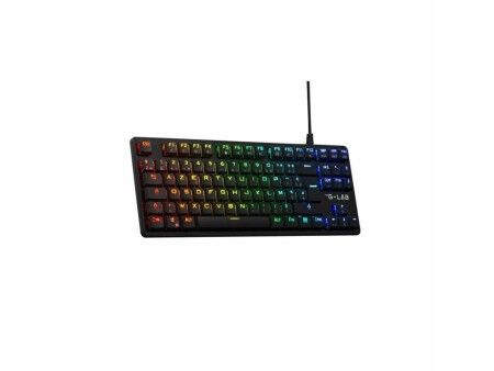 Klawiatura do Gier/ OR: Klawiatura Gamingowa The G-Lab KEYZ PLATI. TKL Czarny Azerty Francuski