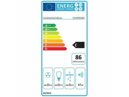 Okap konwencjonalny Continental Edison 90 cm