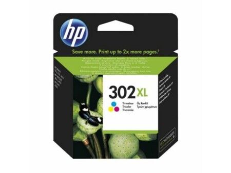 Zgodny pojemnik z tuszem HP 302XL Turkusowy Magenta Żółty Cyan/Magenta/Żółty