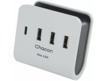 Ładowarka USB ścienna Chacon Biały