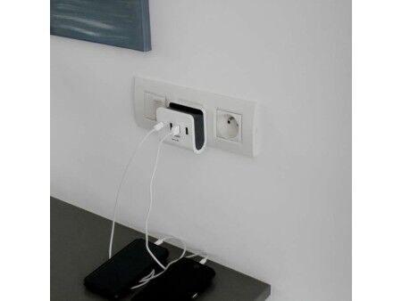 Ładowarka USB ścienna Chacon Biały