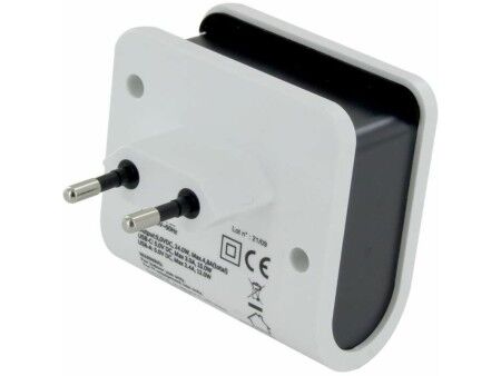 Ładowarka USB ścienna Chacon Biały