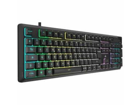 Klawiatura Corsair K55 Core RGB Czarny AZERTY
