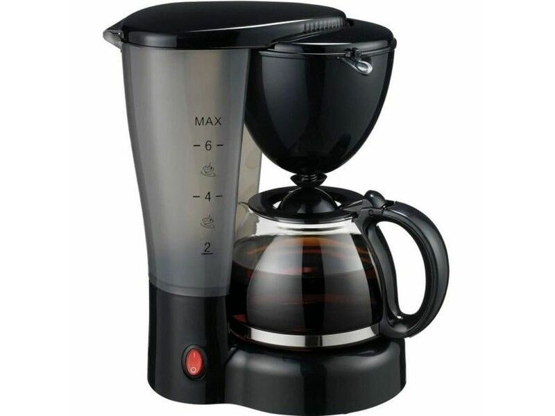 Ekspres do Kawy Przelewowy HTC EQUIPEMENT 220611 Czarny 235 W 6 Kubki