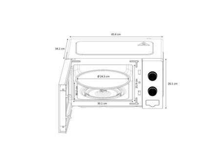 Mikrofalówka Oceanic MO20W11  20 L