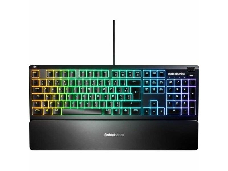 Klawiatura mechaniczna SteelSeries APEX 3 Czarny Francuski AZERTY