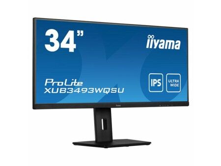 Monitor Iiyama XUB3493WQSU-B5 Czarny 75 Hz 34" UltraWide Quad HD
