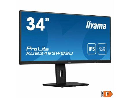 Monitor Iiyama XUB3493WQSU-B5 Czarny 75 Hz 34" UltraWide Quad HD