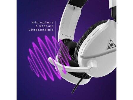 Słuchawki z Mikrofonem Turtle Beach TBS-2001-15 Biały Czarny