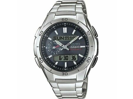 Zegarek Unisex Casio WVA-M650D-1AER Czarny Szary Srebrzysty