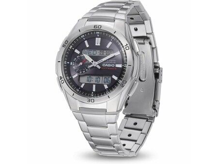 Zegarek Unisex Casio WVA-M650D-1AER Czarny Szary Srebrzysty