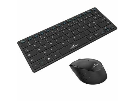 Klawiatura i Myszka Bluestork Sans fil Ultra compact Czarny
