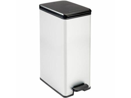 Kosz na śmieci Curver 240640 Srebrzysty Plastikowy 40 L